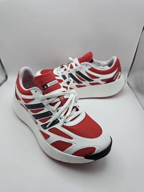 Adidas Adizero Aruku Running‎ Shoes Mens 9 White Pure Ruby JI0308